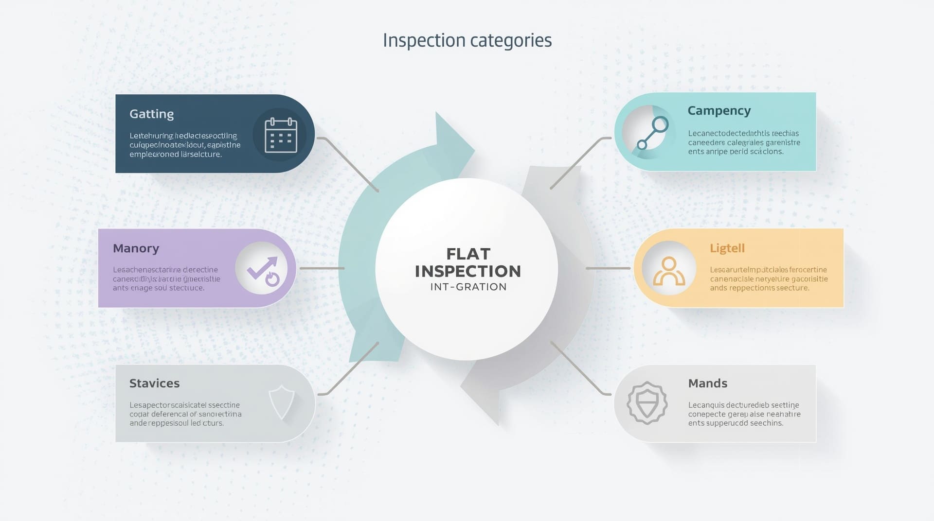 Infographic showing different types of crawler crane inspection categories and frequencies