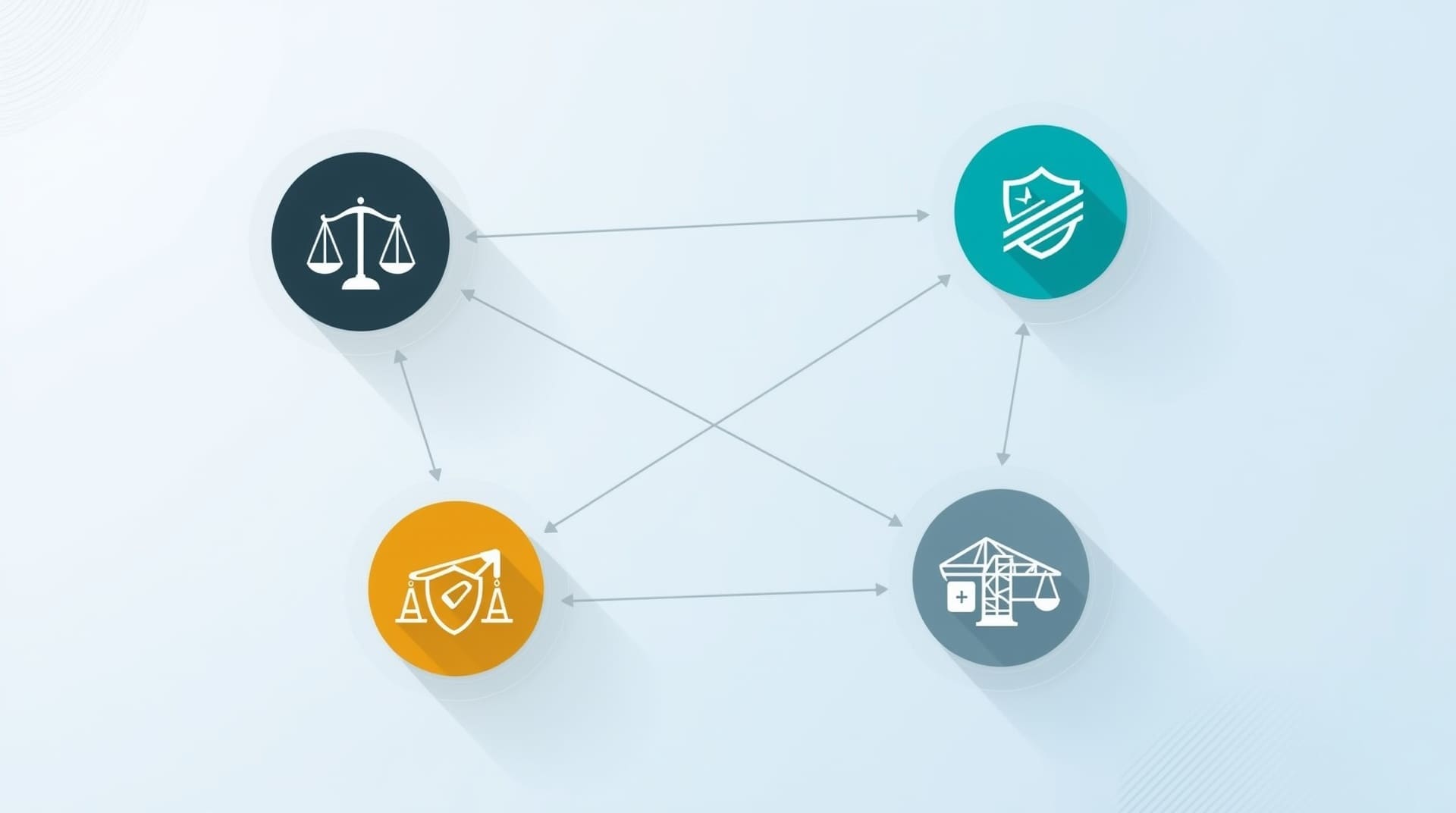 Infographic showing four core competency areas tested in rigger level two exam
