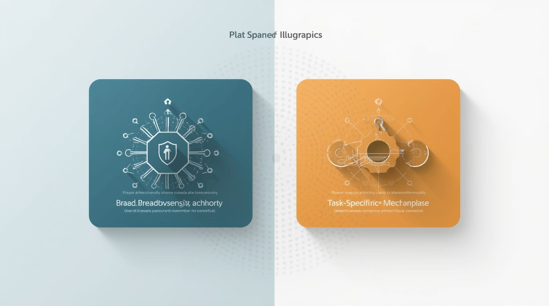 Split infographic comparing competent person and qualified rigger role attributes
